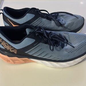 HOKA Women's Blue-Peach Running Shoe